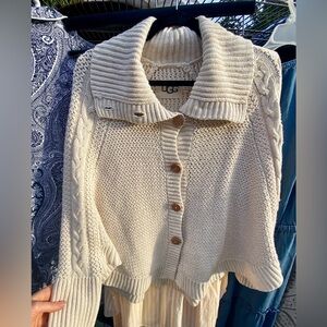 UGG Cream Cable Knit Cardigan